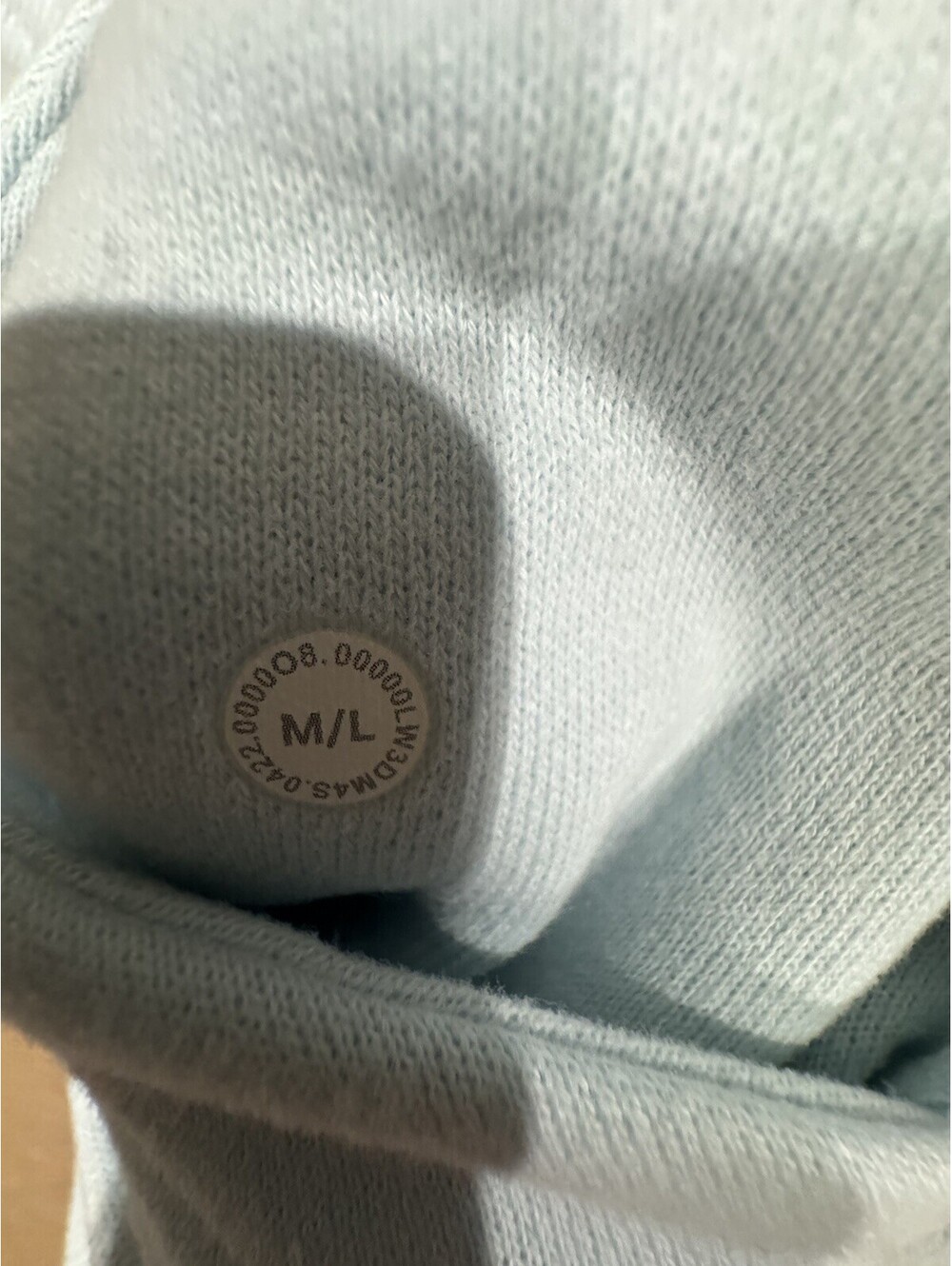 Lululemon Scuba Oversized Half-Zip Hoodie SIZE M/L Powder Blue - Picture 4 of 4